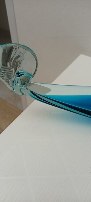 Posacenere Gondola Murano Blu