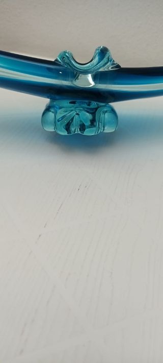 Posacenere Gondola Murano Blu