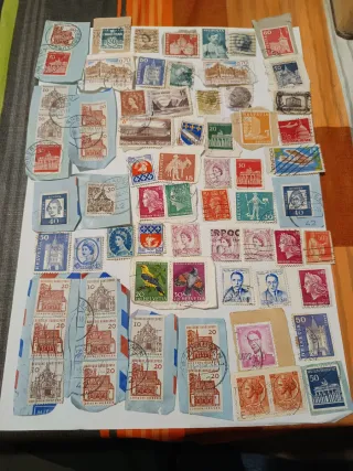 Lote sellos antiguos extranjeros