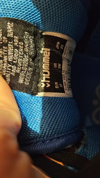 Deportivas Hummel altas negras y azules