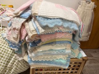 Lote Ropa Bebé Niña Blanca y Rosa