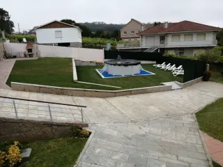 Piscina GRE Acero 610x375x132 + Depuradora