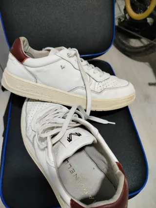 Zapatillas de piel Martinelli blancas