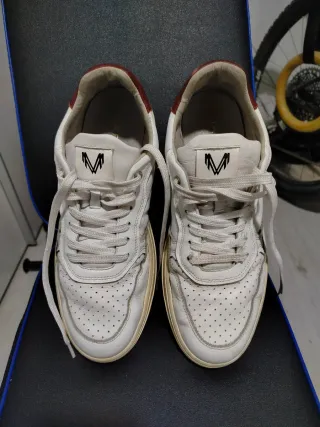 Zapatillas de piel Martinelli blancas