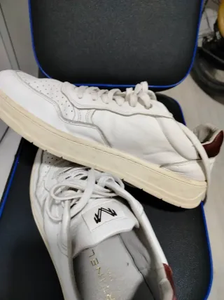 Zapatillas de piel Martinelli blancas