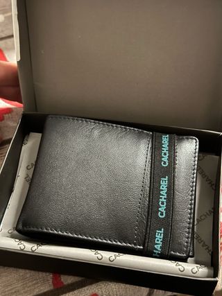 Cartera Cacharel Hombre Negra