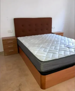 Canapé abatible con colchones viscoelástica