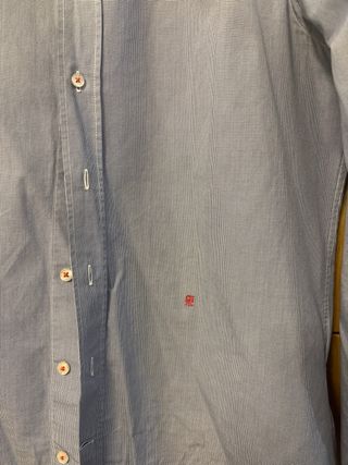 Camisa CH Carolina Herrera cuadros Vichy azul