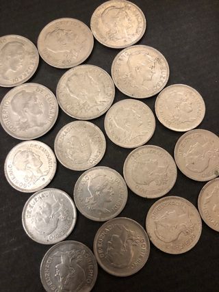 Monedas Gobierno de Euzkadi 1 y 2 Pesetas