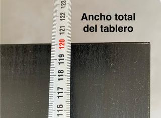 Mesa escritorio LINNMON IKEA madera marrón