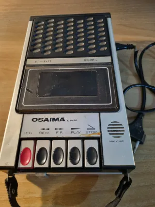 Casete Osaima CS-81 Grabador Reproductor Portátil
