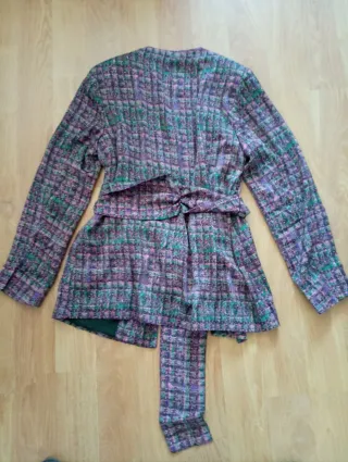 Blazer Scalpers mujer morado y verde