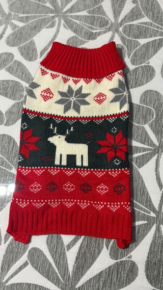 Jersey Navideño para Perro con Reno