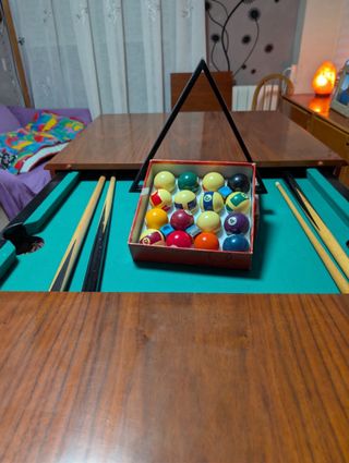Mesa Comedor Madera Convertible Billar