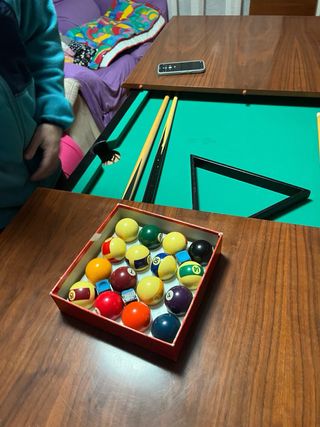 Mesa Comedor Madera Convertible Billar