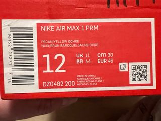 Nike Air Max 1 Duck Pecan Marrón/Amarillo