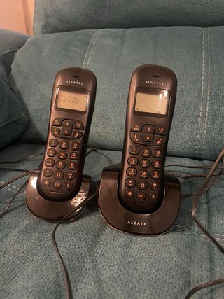 Teléfonos Inalámbricos Alcatel Negros