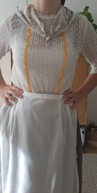 Traje completo 86cm, aldeana,huertana,baserritarra