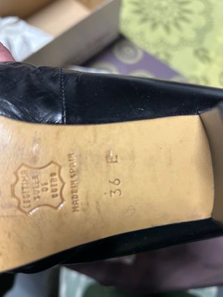 Zapatos Kurhappies negros Talla 36