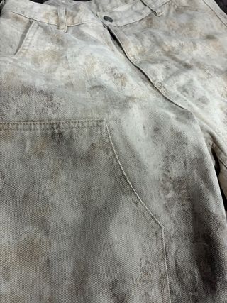 Calça Zara Baggy Bege/Castanho