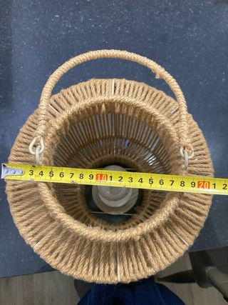 Lámpara Decorativa Yute Exterior