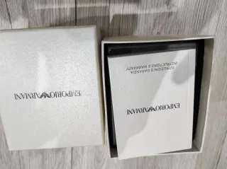 Reloj Emporio Armani Negro y Plateado