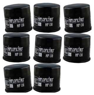 8 Filtros Aceite Moto Hiflofiltro HF138