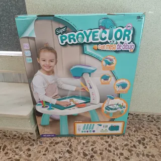 Mesa proyector dibujo infantil