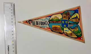 Banderín antiguo plastificado Ile de France
