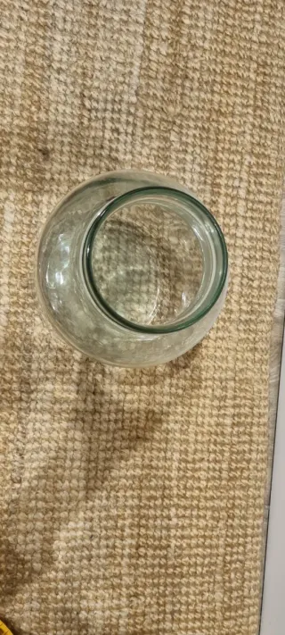 Jarrón de cristal grande