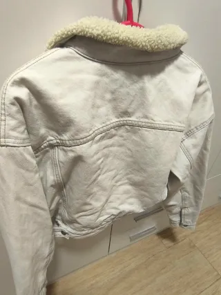 Chaqueta vaquera Levi's borrego blanca