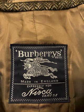 Cappotto lana Burberry marrone