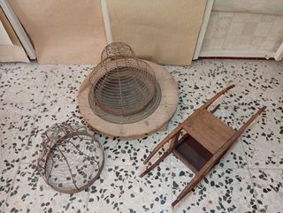 Brasero y Tumbillo de Madera