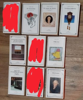 10€ x libro. Cátedra. Letras Universales