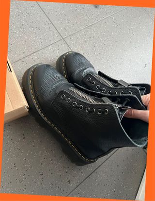 Botas Dr. Martens con cremallera Talla 39