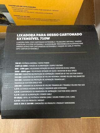 Aspirador VITO 1200W y lijadora marca VITO.