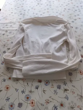 Chaqueta Zara Blanca Ruched