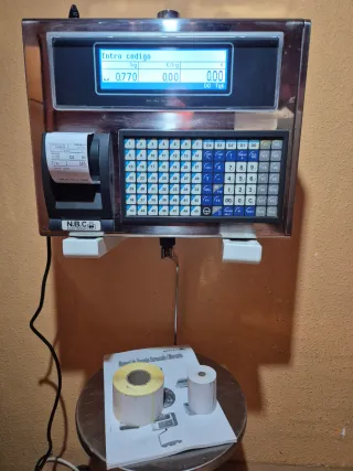 2 Balanzas EPELSA EUROSCALE ticket y pegatinas