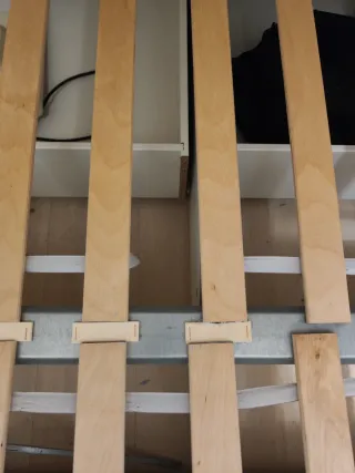 Cama doble IKEA BRIMNES 160x200 + colchón