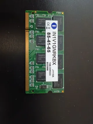 2x Memoria RAM 1GB DDR333 SODIMM