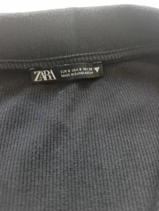 Jersey corto Zara gris