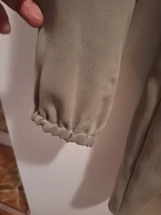 Blusón Zara Verde Talla S