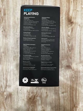 Auriculares Logitech G733 negros RGB Wireless