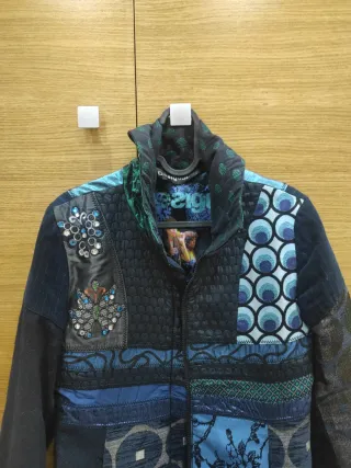 Abrigo Desigual Mujer Multicor