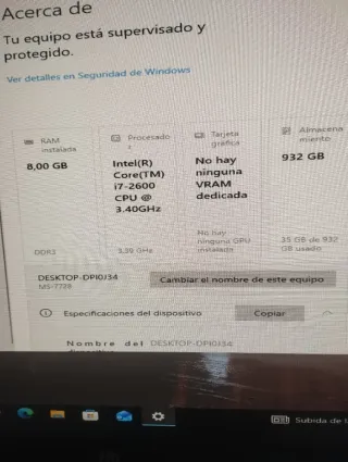 Ordenador Medion Intel Core i7