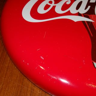 Cartello Bottone Coca-Cola