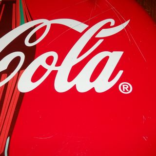 Cartello Bottone Coca-Cola