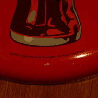 Cartello Bottone Coca-Cola