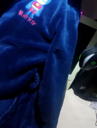 Albornoz infantil azul