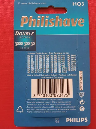 Testine di ricambio Philishave HQ3